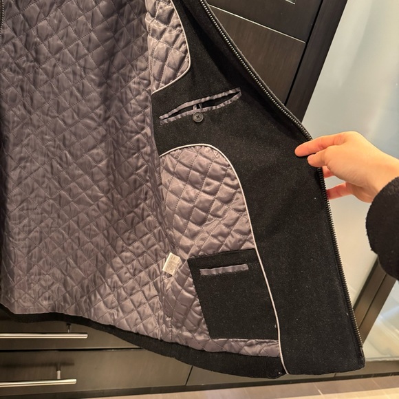 Calvin Klein Wool Blend Zip Up Jacket - Picture 6 of 13